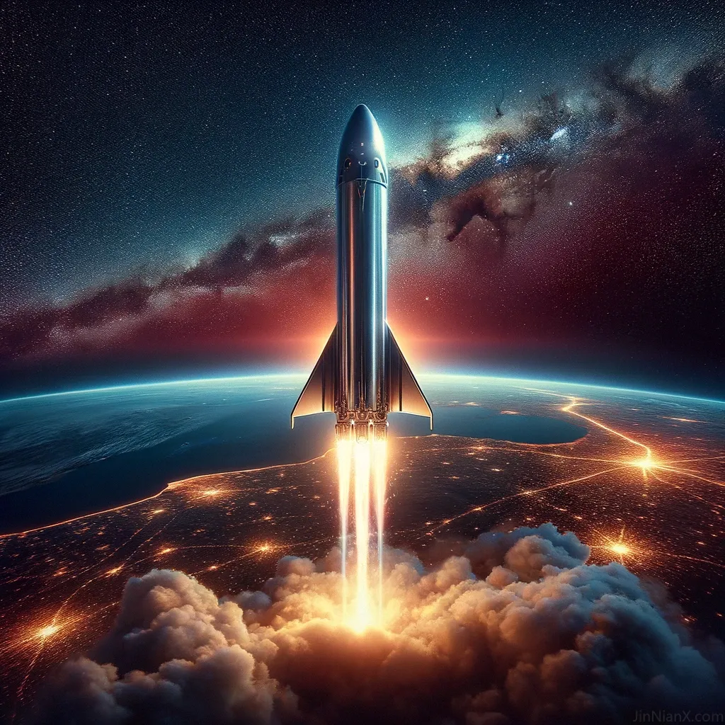 星际征途：揭秘埃隆·马斯克的SpaceX星舰与火星殖民梦-JinNianX-科技漫步-埃隆马斯克