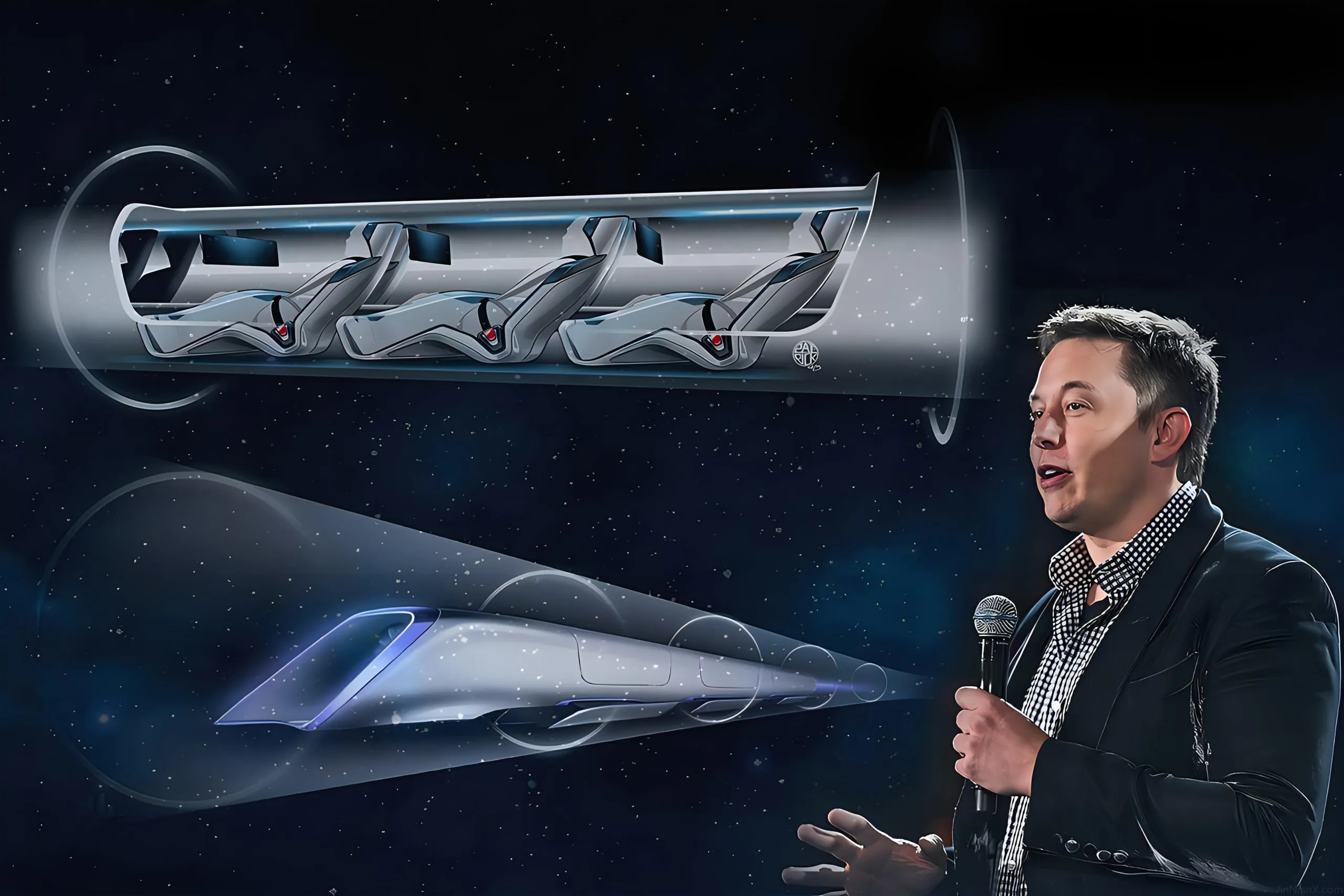 Hyperloop：重塑未来交通的超高速旅程-JinNianX-科技漫步-埃隆马斯克